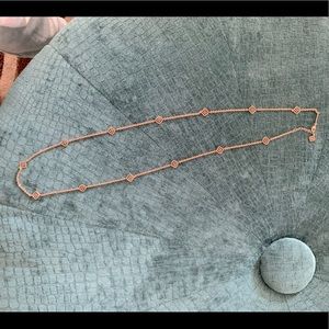 Kendra Scott long necklace rose gold